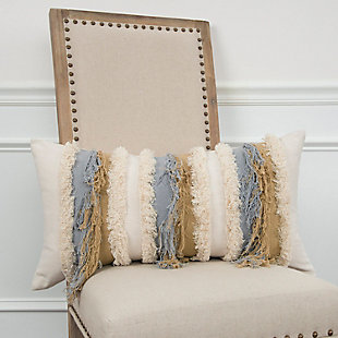 Home Accents Textured Stripe Throw Pillow, , rollover