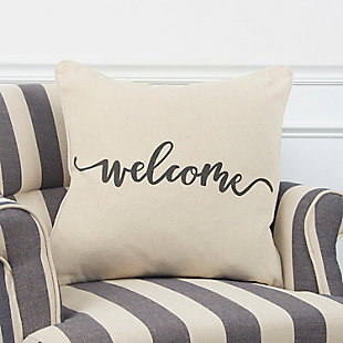 Home Accents Welcome Throw Pillow, , rollover
