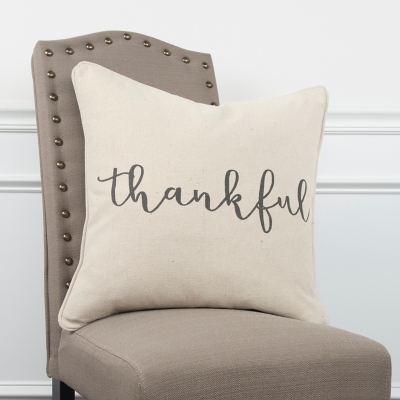 Home Accents Thankful Throw Pillow, , large