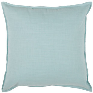 Home Accents Solid Throw Pillow, Aqua, large