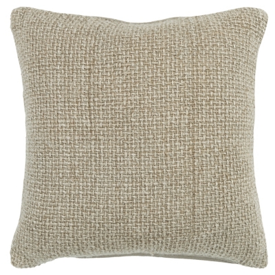 Rizzy Home 20"X20" Poly Filled Pillow, Brown/Beige, large