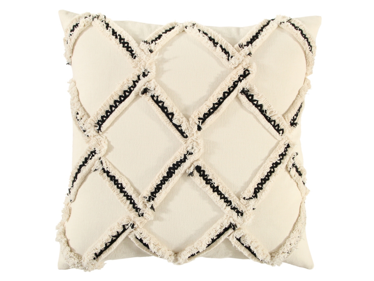 Ash Diamond Throw Pillow