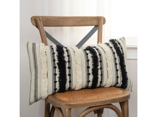 Home Accents Textural Stripe Throw Pillow