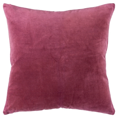 Rizzy Home 22"X22" Poly Filled Pillow, Red/Burgundy, large