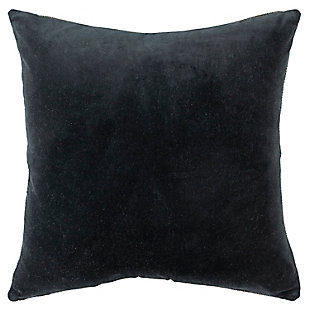 Rizzy Home 22"X22" Poly Filled Pillow, Black/Gray, large