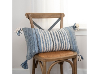 Home Accents Recycled Denim Throw Pillow