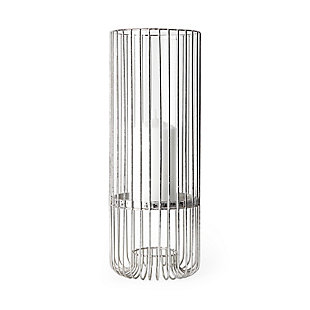 Large Metal Cylindrical Table Candle Holder, , large