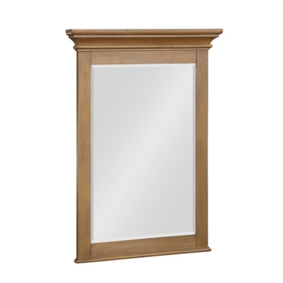 Atwater Living Jazmyne Bathroom Mirror, 24 Inch, Natural Rustic, , large