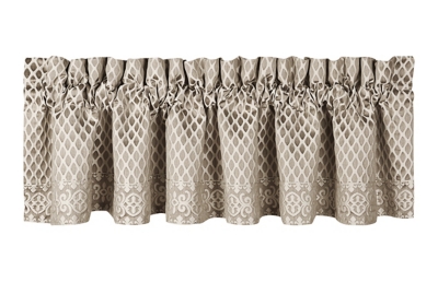 J. Queen New York Five Queens Court Beaumont Window Straight Valance, Champagne