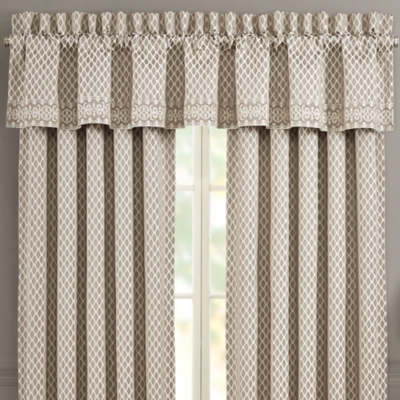 J. Queen New York Five Queens Court Beaumont Window Straight Valance, , large