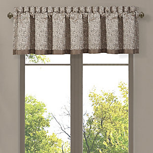 J. Queen New York Cracked Ice Window Straight Valance, , large