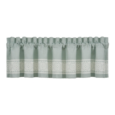 J. Queen New York Patricia Window Straight Valance, Spa