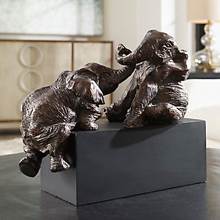 Uttermost Playful Pachyderms Bronze Figurines, , rollover