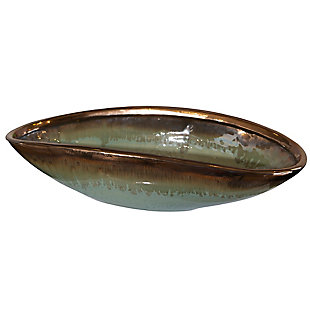 Uttermost Iroquois Green Glaze Bowl, , large