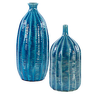 Uttermost Bixby Blue Vases (Set of 2), , large