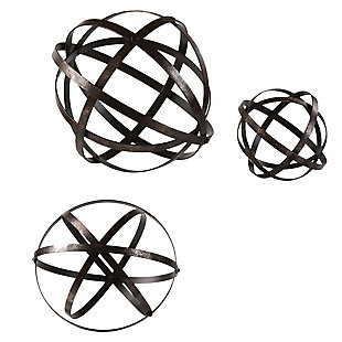 Uttermost Stetson Bronze Spheres (Set of 3), , large