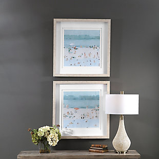 Uttermost Sea Glass Sandbar Framed Prints, Set of 2, , rollover