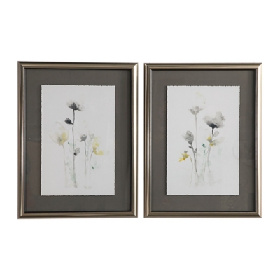 Uttermost Stem Illusion Floral Art, Set of 2, , large