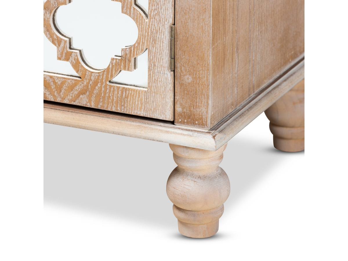 Leah 1-Drawer Quatrefoil Storage Cabinet | Ashley
