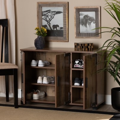 Cyrille 3-Door Shoe Cabinet, , rollover
