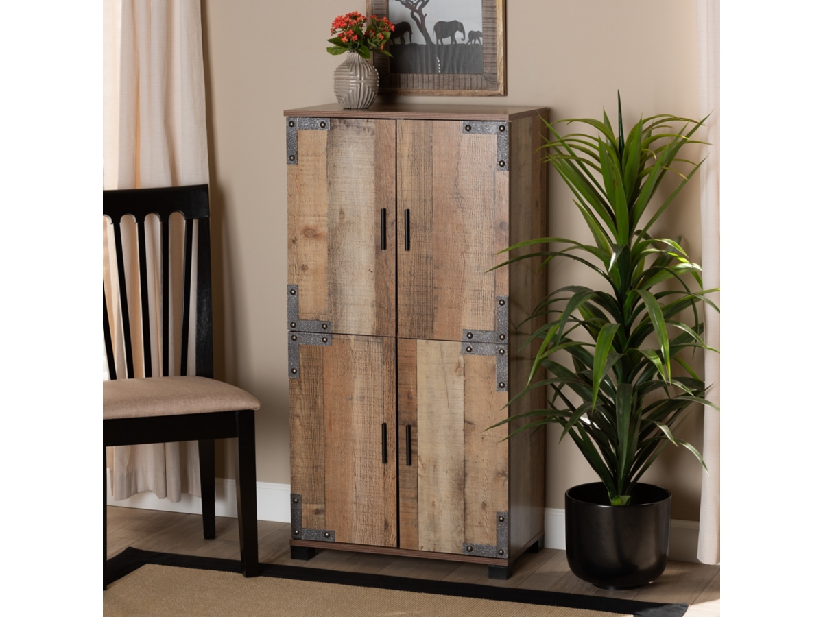 4 Door Shoe Cabinet 18 Pair Ashley