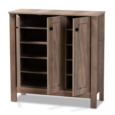 3 Door Shoe Cabinet 15 Pair