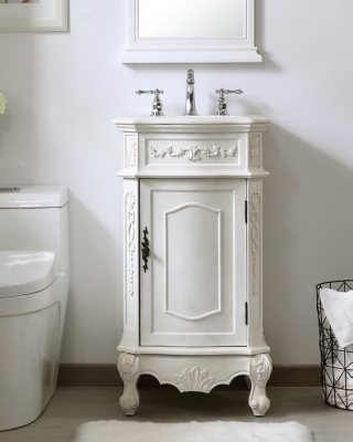 Danville 19" Single Bathroom Vanity Set, Antique White, large