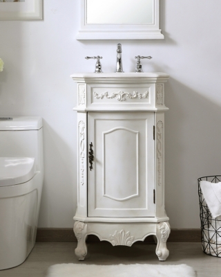 Danville 19" Single Bathroom Vanity Set, Antique White, rollover