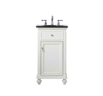 Otto 19" Single Bathroom Vanity Set, Antique White, large