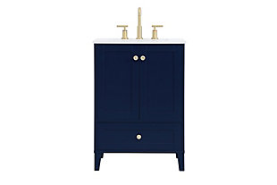 Sommerville  24" Single Bathroom Vanity, Blue, large