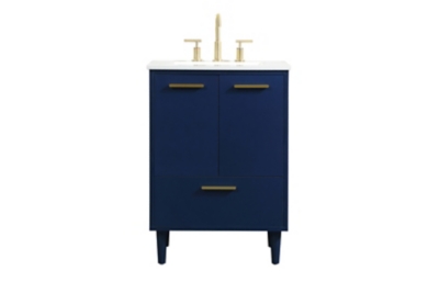 Baldwin 24" Bathroom Vanity, Blue, large