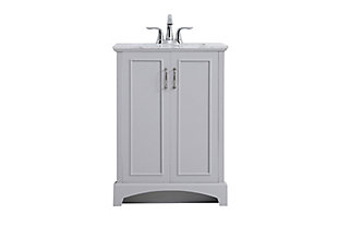 Hampson 24" Bathroom Vanity, Gray, large
