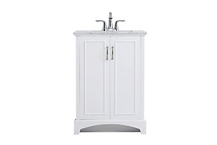 Hampson 24" Bathroom Vanity, White, large