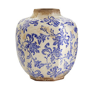8.5” Nautical Ceramic Decorative Vase, , rollover