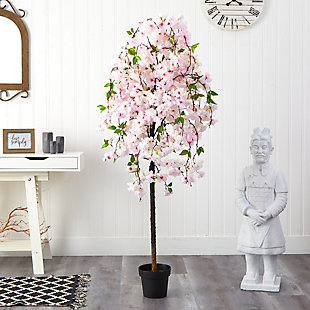 5' Cherry Blossom Artificial Tree, , rollover