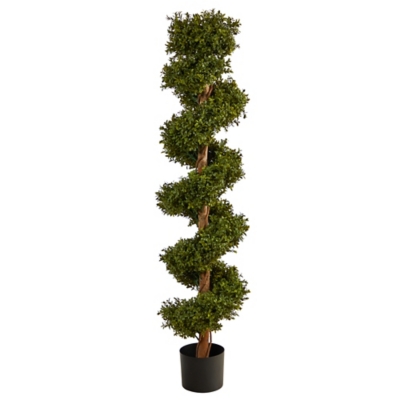 5’ Boxwood Spiral Topiary Artificial Tree (Indoor/Outdoor) | Ashley