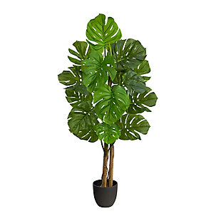 4’ Monstera Artificial Tree UV Resistant (Indoor/Outdoor), , large