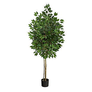 64” Ficus Artificial Tree UV Resistant (Indoor/Outdoor), , large