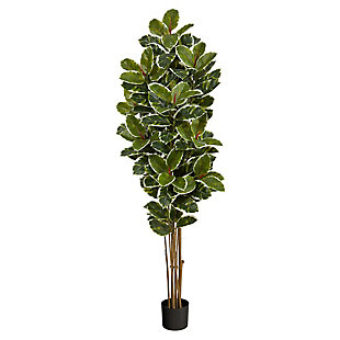 6’ Oak Artificial Tree UV Resistant (Indoor/Outdoor), , large