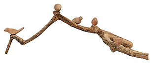 Driftwood Branch With Hand-carved Mango Wood Birds, , large