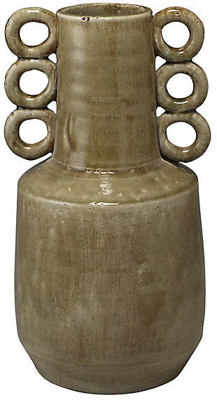 Relaxed Elegance Vase in Latte Ceramic, , large