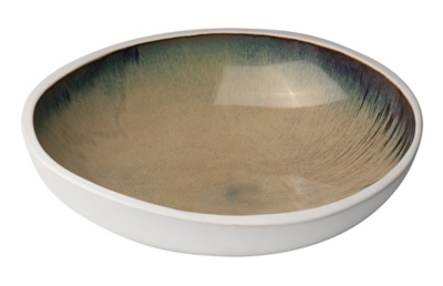 Mykonos Large High Rim Bowl in Sand Ombre, , large