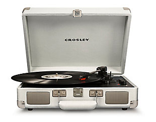 Crosley Cruiser Deluxe Turntable, White Sand, large
