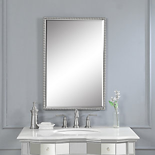 Uttermost Sherise Brushed Nickel Mirror, , rollover