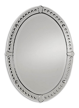 Uttermost Graziano Frameless Oval Mirror, , large
