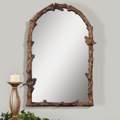 Uttermost Paza Antique Gold Arch Mirror, , rollover