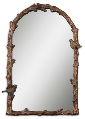 Uttermost Paza Antique Gold Arch Mirror, , large