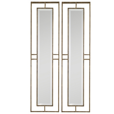 Uttermost Rutledge Gold Mirrors, Set of 2, , large