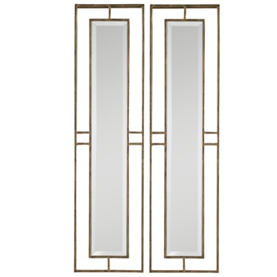 Uttermost Rutledge Gold Mirrors, Set of 2 | Ashley