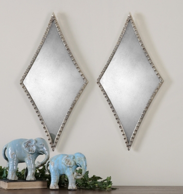 Uttermost Gelston Silver Mirror, , large
